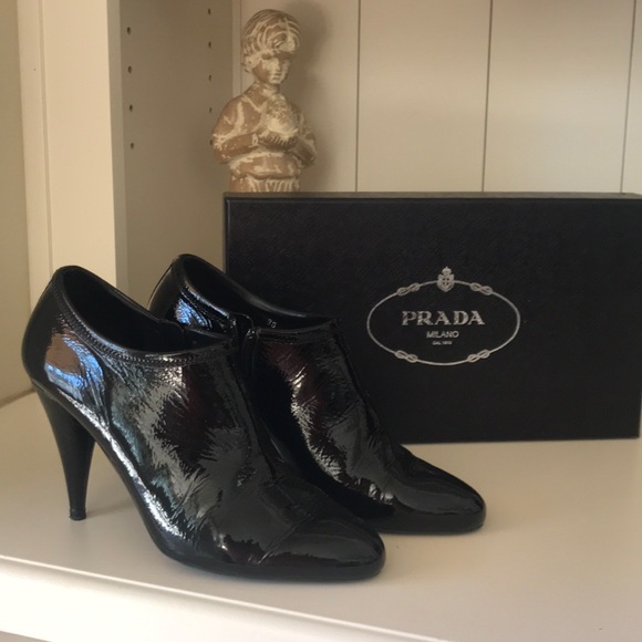 Prada Sport Booties in Black Patent Leather - Picture 7 of 11
